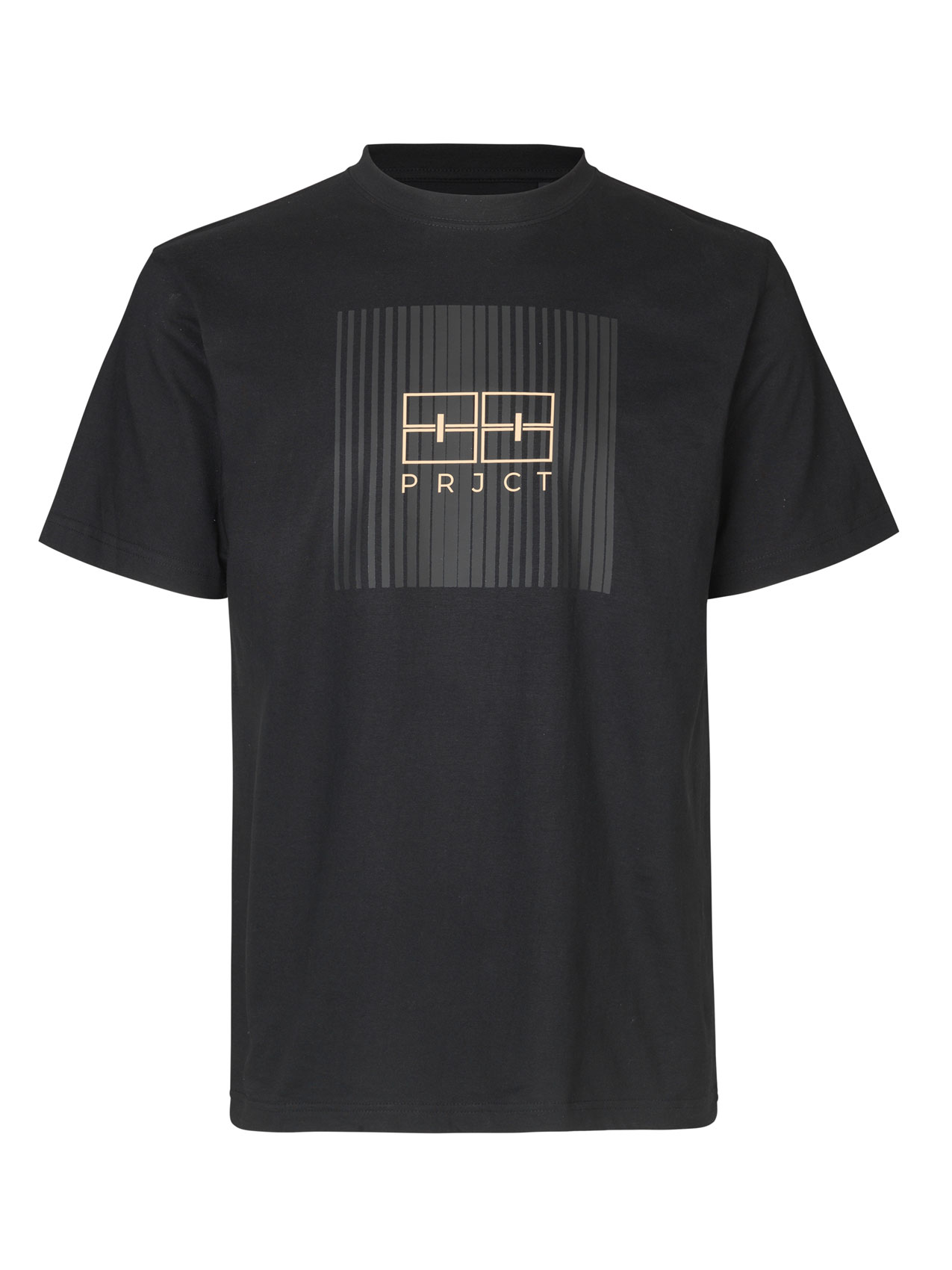 FOR LIVET BROR T-Shirt With Front Box Logo - Black