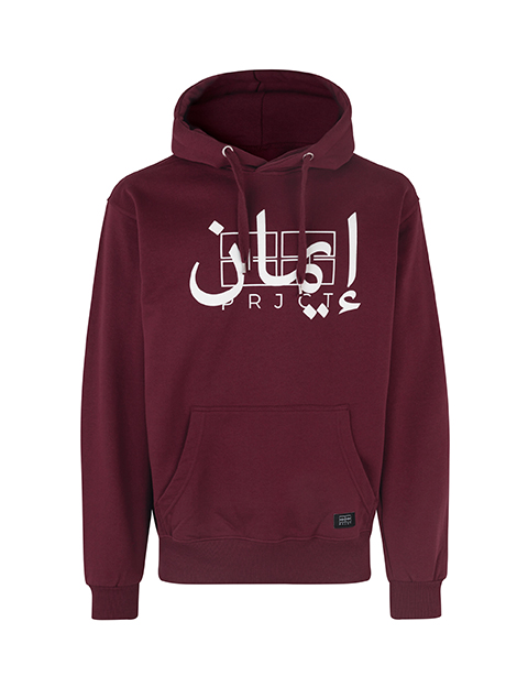 LOGO COLLECTION Hoodie Belief Logo  Burgundy