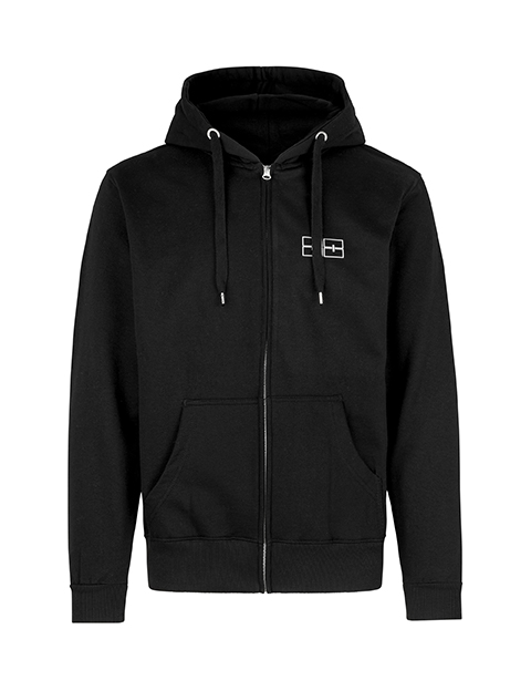 LOGO COLLECTION ZIP HOODIE CHEST LOGO  Black