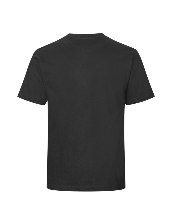 ‘LOGO COLLECTION’ T-SHIRT WITH VERTICAL FRONT LOGO PRINT - BLACK - Image 2