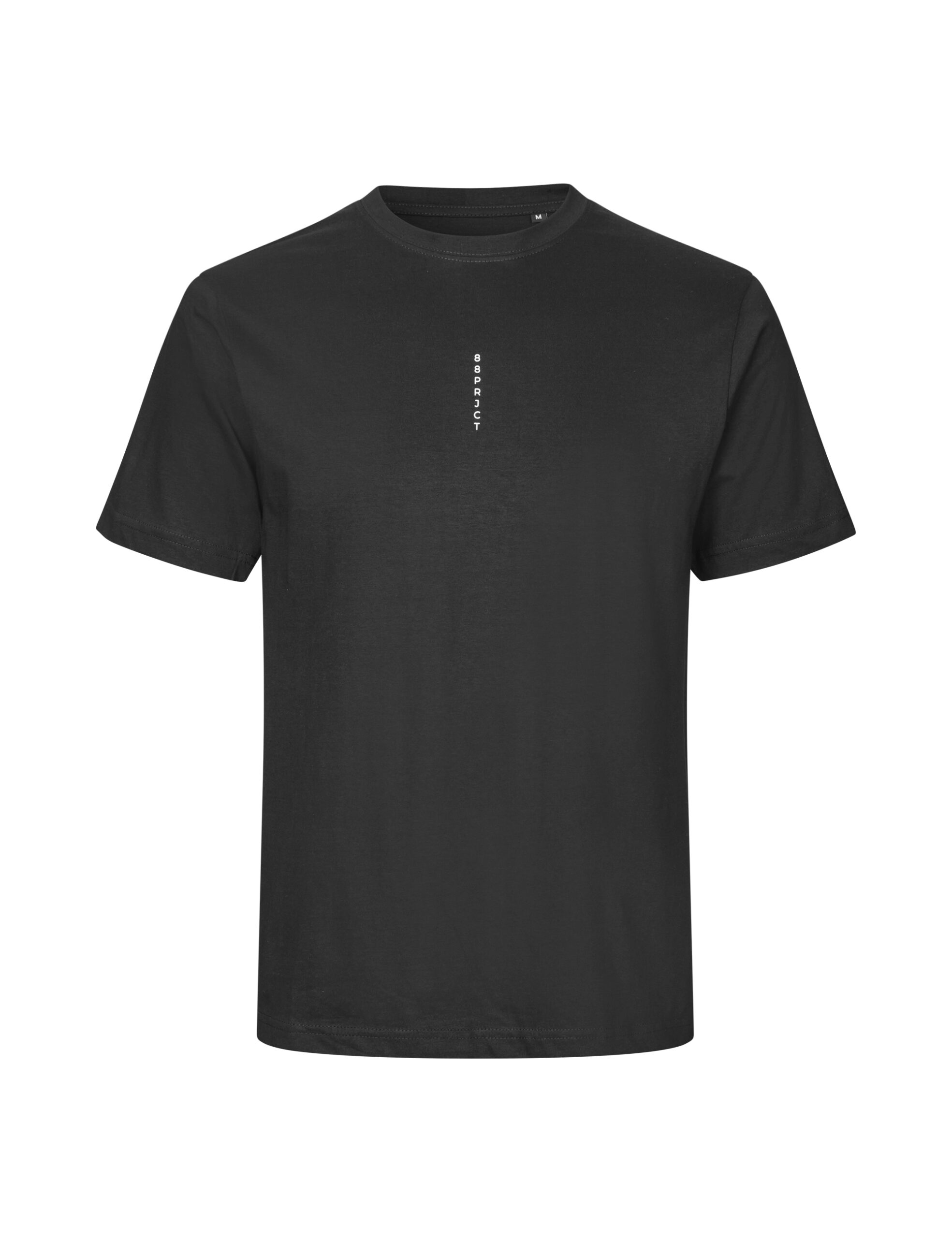 Billede af LOGO COLLECTION T-SHIRT WITH VERTICAL FRONT LOGO PRINT - BLACK