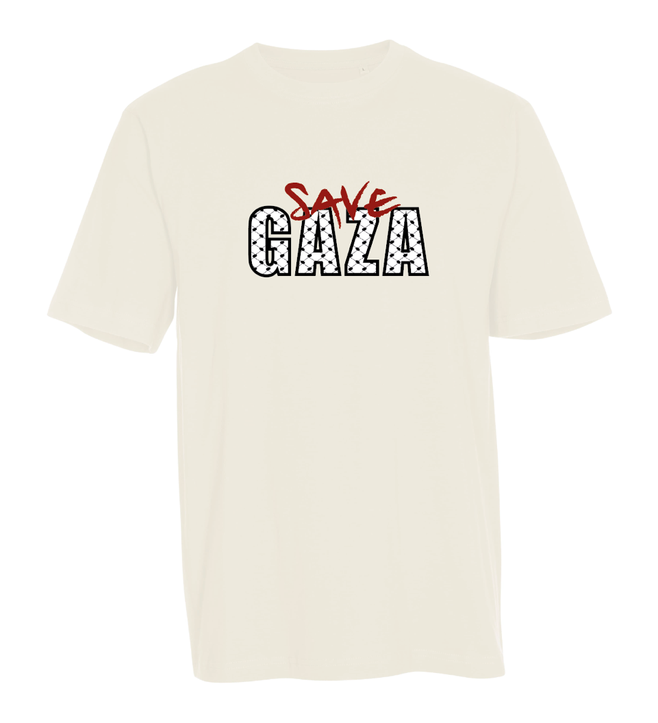 Billede af LIMITED EDITION SAVE GAZA CHARITY T-SHIRT CREME